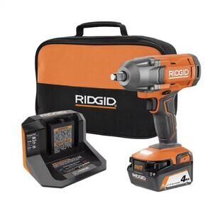 Ridgid 18V 3 Speed ½in. Impact with 4.0 Ah Battery and Changer NIB